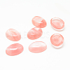 Cherry Quartz Glass Cabochons G-T020-18x25mm-07-1