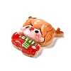 Christmas Series Cute Opaque Resin Decoden Cabochons RESI-B026-02F-2