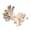 Carnival Theme Glitter Zinc Alloy Stud Earrings EJEW-D087-02KCG-2