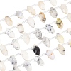 Natural White African Opal Beads Strands G-P607-A02-01-2