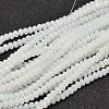 Faceted Rondelle Glass Beads Strands X-GLAA-I033-3mm-03-1