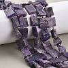 Natural Charoite Beads Strands G-D101-B17-1