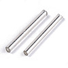 Electroplate Glass Bugle Beads SEED-S043-02B-02-4