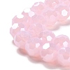 Electroplate Glass Beads Strands X-EGLA-A035-J10mm-A02-3