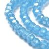 Electroplate Glass Beads Strands EGLA-A035-J4mm-A07-3