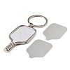 Pickleball Paddle Alloy Sublimation Blanks Keychains AL-CBAF9A1-02P-02-2