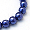 Baking Paint Glass Pearl Bead Strands X-HY-Q003-3mm-19-2