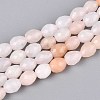 Natural Pink Aventurine Beads Strands G-T142-85-4