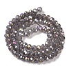 Baking Electroplate Glass Beads Strands DGLA-A039-J10mm-B06-2