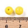 Opaque Solid Color Glass Beads GLAA-N007-6mm-A06-3