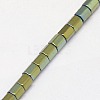 Electroplate Non-magnetic Synthetic Hematite Beads Strands G-J166-2x2mm-07-3