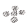 Non-Tarnish 201 Stainless Steel Sacred Geometric Pendants STAS-S105-JN899-1-3