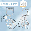 20Pcs Daily Use Subject Keychains KEYC-SC0002-07-2