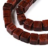 Natural Red Jasper Beads Strands G-T139-6x6-12A-3