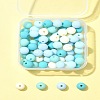 70Pcs Rubberized Style Acrylic Beads MACR-FS0001-71A-9