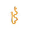 Brass Snake Clip on Nose Rings WGF4B6F-01-3