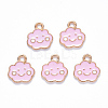 Alloy Enamel Charms X-ENAM-S121-072B-2
