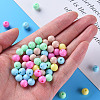Opaque Acrylic Beads X-MACR-S370-C8mm-M1-5