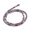 Handmade Evil Eye Lampwork Round Bead Strands LAMP-L055-4mm-04-2
