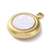 304 Stainless Steel Acrylic Pendants STAS-M091-02A-G-2