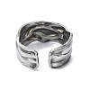 304 Stainless Steel Cuff Rings RJEW-M019-33P-3