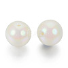 Acrylic Imitation Pearl Beads OACR-N010-024C-01-2