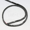 Electroplate Non-magnetic Synthetic Hematite Heishi Beads Strands G-J171B-3x3mm-03-2