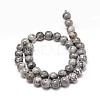Natural Map Stone Beads Strands X-G-P075-15-8mm-2
