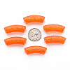 Transparent Crackle Acrylic Beads CACR-S009-001B-N84-3