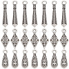 120Pcs 3 Styles Tibetan Style Alloy Pendants FIND-SC0025-52-1