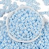 Opaque Colours Luster Glass Seed Beads SEED-P008-01C-09-3