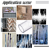 Transparent Acrylic Pipe AJEW-WH0475-51N-5
