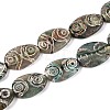 Tibetan Style dZi Agate Beads Strands G-N357-02A-01-2