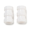 Opaque Acrylic European Beads SACR-L007-008B-1