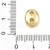 Brass Micro Pave Clear Cubic Zirconia Beads CU-CBAF1EE-01G-3
