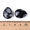 Natural Snowflake Obsidian Pendants G-T143-18A-01-3