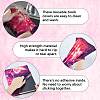 3Pcs Elastic Fabric Book Covers AJEW-CP0007-41B-3