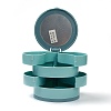 Rotatable 4-Layer Plastic Jewelry Storage Box AJEW-B006-02-2