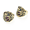 Adjustable Brass Micro Pave Cubic Zirconia Finger Rings RJEW-S045-047G-NR-2