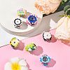 7Pcs 7 Styles Opaque Acrylic Beads ACRC-FS0001-04-8