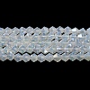 Imitation Jade Electroplate Glass Beads Strands EGLA-A039-J4mm-B05-1