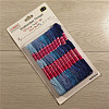 12 Skeins 12 Colors 6-Ply Polycotton(Polyester Cotton) Embroidery Floss PW22063001114-1