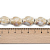 Handmade Porcelain Beads Strands PORC-P030-01A-12-3