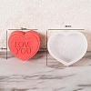 DIY Silicone Heart with Word Soap Molds PW-WG13454-10-1