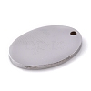 Non-Tarnish 304 Stainless Steel Pendants STAS-P245-44P-2