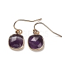 Natural Amethyst Dangle Earrings EJEW-G413-01D-G-2