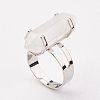 Natural Quartz Crystal Finger Rings RJEW-P120-D05-2