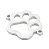 304 Stainless Steel Hollow Connector Charms STAS-P332-02P-2
