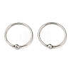 304 Stainless Steel Captive Bead Rings AJEW-F296-01P-1
