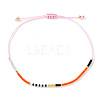 Bohemian Glass Seed Bead Braided Bracelets LS-WO6368-15-1